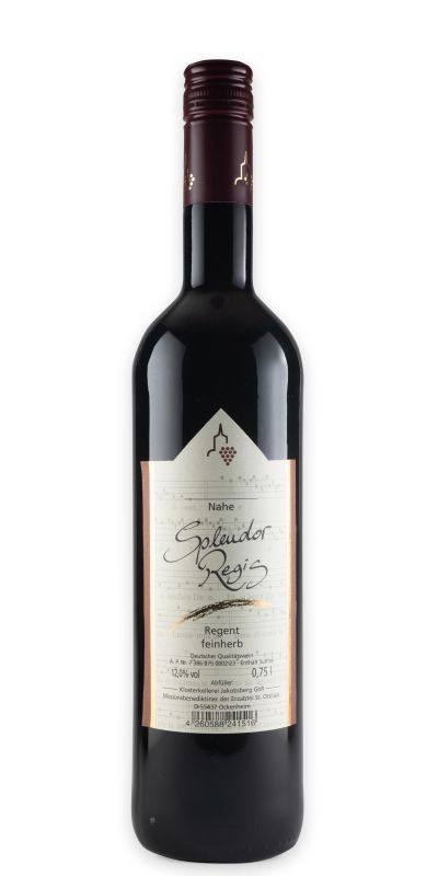 <br>37 -- 2025er Nahe "Splendor Regis" Regent Spätlese  feinherb 0,75l - Silber DLG<br>