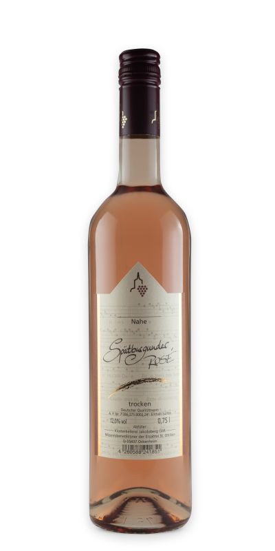 <br>26 -- 2024er Nahe Spätburgunder Rose  Qualitätswein  trocken 0,75l<br>