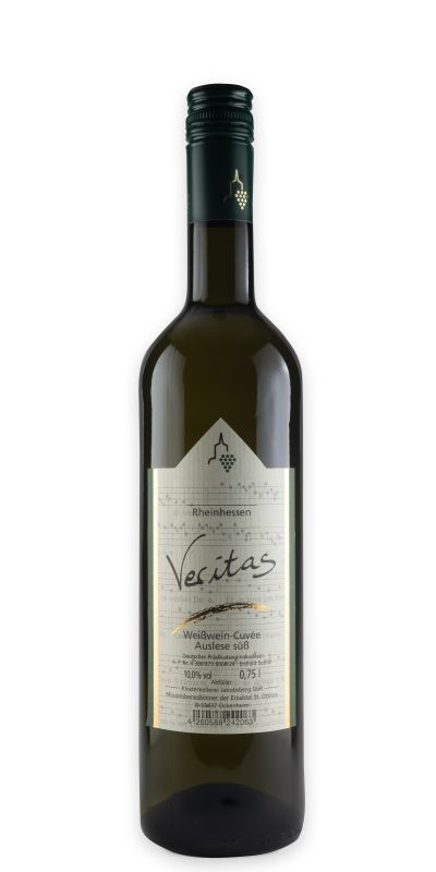 <br>20 -- 2025er Rheinhessen "Veritas"  Sauvignon blanc Auslese  edelsüss 0,75l - Silberne Kammerpreismünze<br>