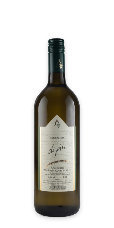 <br>6 -- 2024er Rheinhessen "Di piu"  Cuvee Qualitätswein  trocken 1,0l - Bronzene Kammerpreismünze<br>