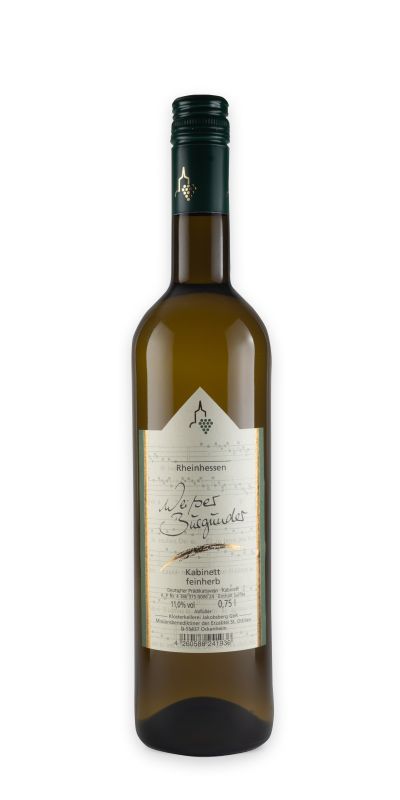 <br>9 -- 2025er Rheinhessen Weissburgunder Qualitätswein feinherb 0,75l<br>